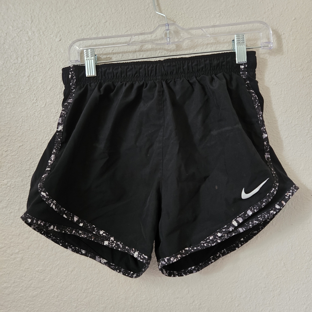 Nike Women's Black and White Trim Athletic Shorts